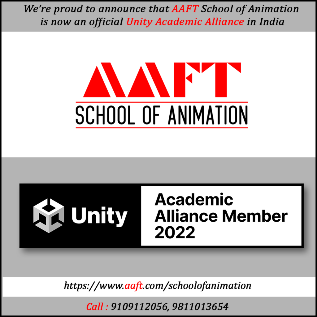 AAFT School of Animation - joining Unity Academic Alliance